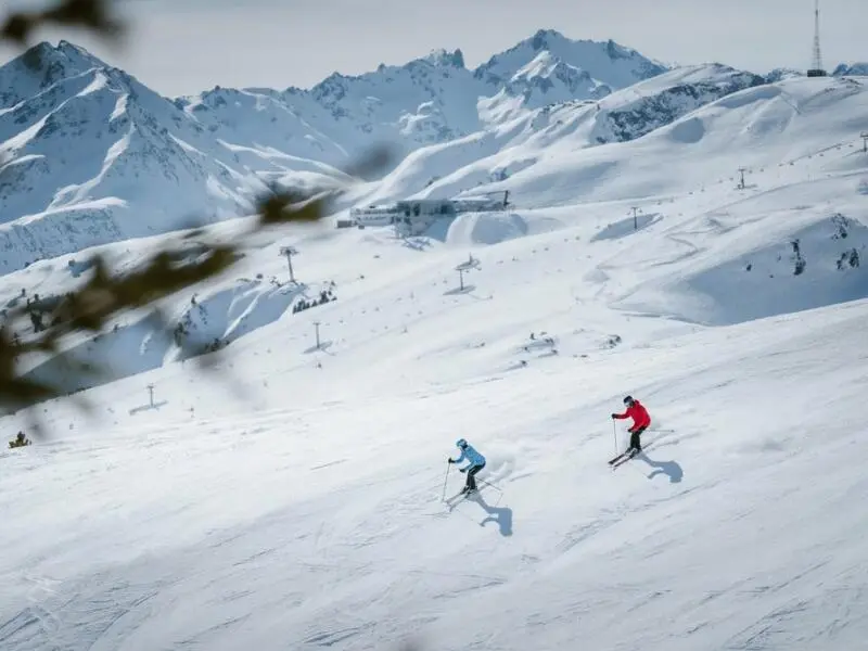 Skigebiet am Arlberg