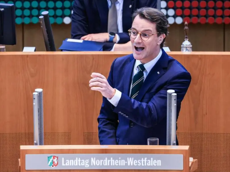 Landtagssitzung in Düsseldorf