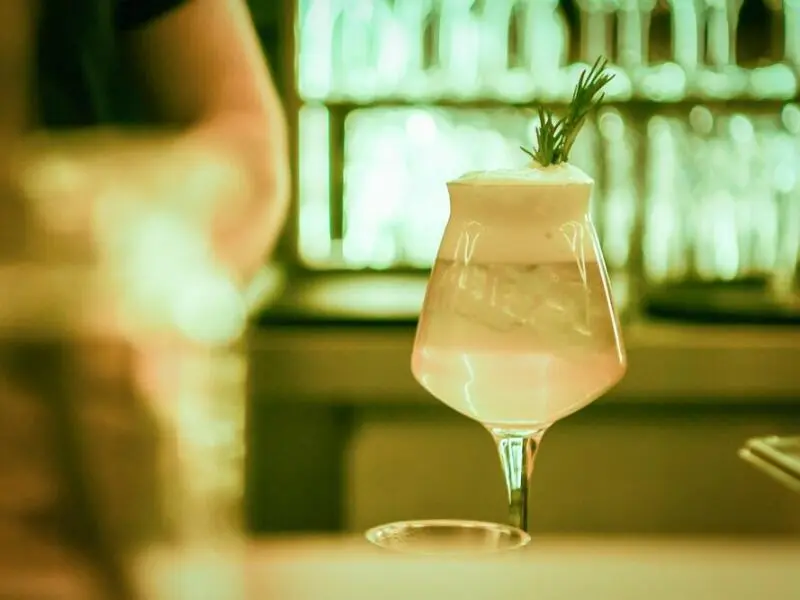 Bier Cocktail in der Sphere Bar im Berliner Fernsehturm