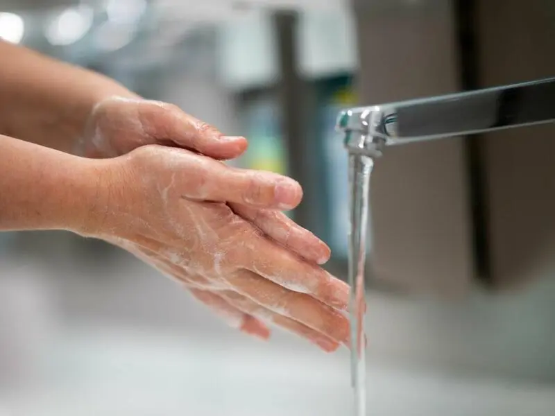 Sorgfältiges Händewaschen schützt vor Infektionen