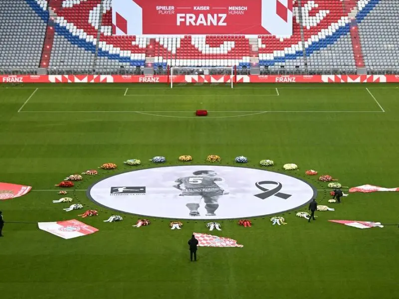 Gedenkfeier für Franz Beckenbauer