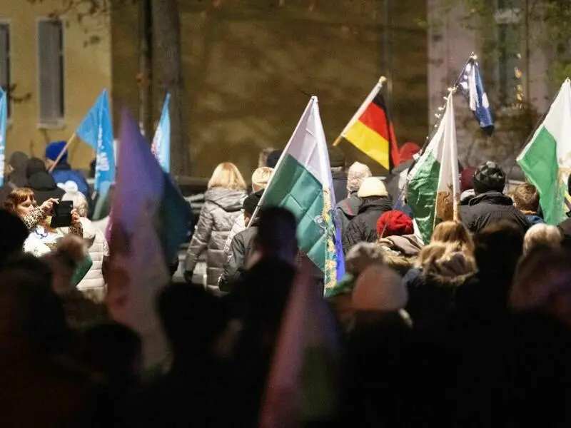 Demonstration Freie Sachsen