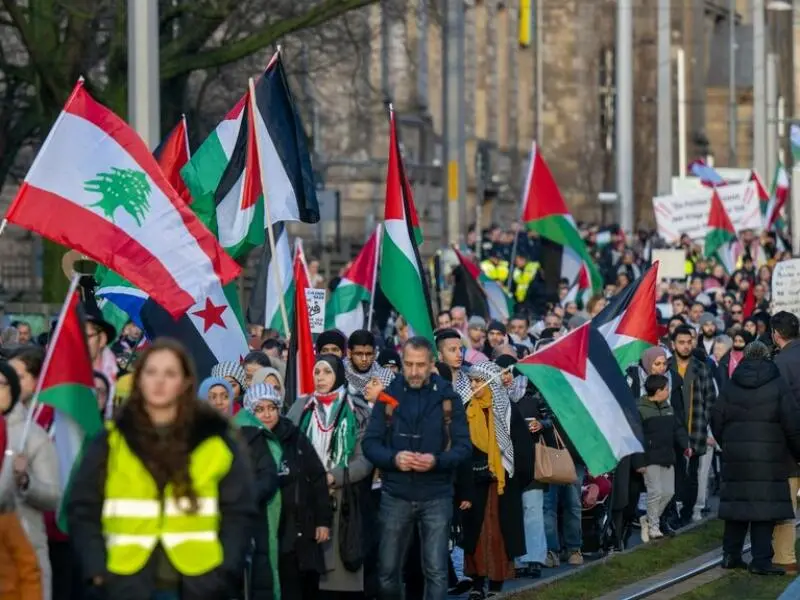 Propalästinensische Demonstration in Berlin