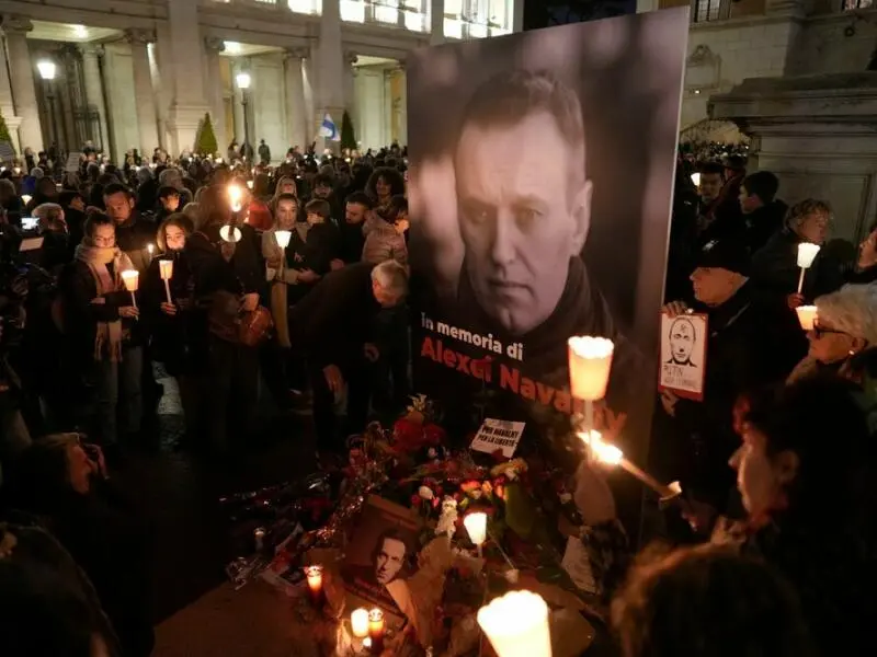Nawalny-Kundgebung in Rom