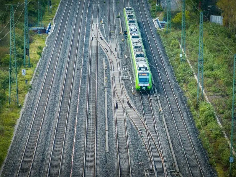 Bahnkreuz in Duisburg