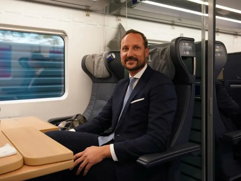 Kronprinz Haakon in Deutschland - Bahnfahrt nach Berlin