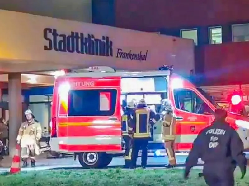 Zwei Tote bei Feuer in Klinik in Frankenthal