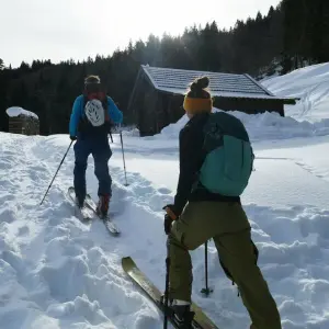 Skitourengeher in Garmisch-Partenkirchen