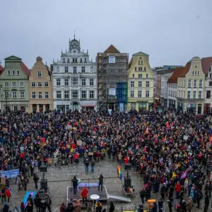 Demonstrationen gegen rechts - Rostock