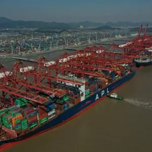 Hafen in Ningbo