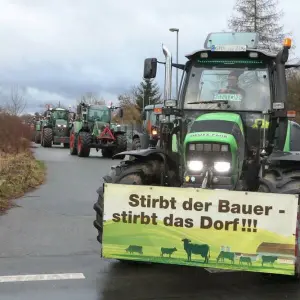 Bauernprotest in Thüringen