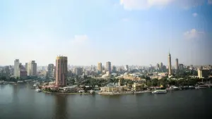 Nil in Kairo