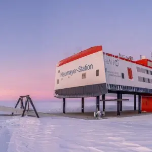 Weihnachten auf der Neumayerstation III in der Antarktis