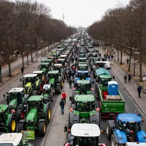 Protest der Landwirte - Berlin