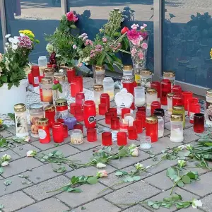 Trauer nach tödlichem Messerangriff in Wiesloch