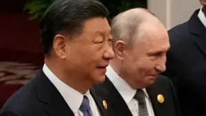 Putin und Xi bei einem Treffen