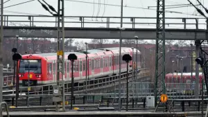 Stadtansicht Hamburg - S-Bahn