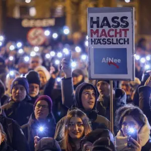 Demonstration in Schwerin