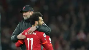 Jürgen Klopp und Mohamed Salah