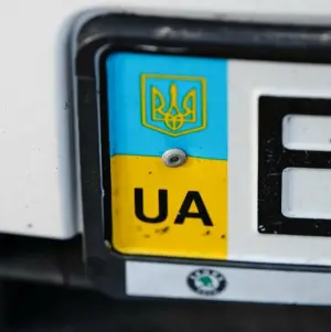 Ukrainisches Kennzeichen
