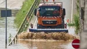 Hochwasser in Rheinland-Pfalz - Mosel