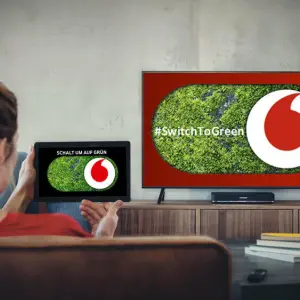 Switch To Green – Schalt um auf Grün: Start frei für die grüne Mediathek von Vodafone
