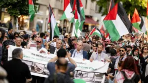 Demonstration zum Nakba-Gedenktag der Palästinenser