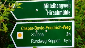 Caspar-David-Friedrich Weg in der Sächsischen Schweiz