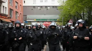 Polizeieinsatz am 1. Mai 2023 in Berlin