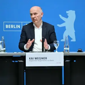Pressekonferenz nach der Sitzung des Berliner Senats