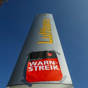 Verdi-Warnstreik beim Bodenpersonal der Lufthansa