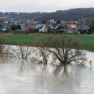 Hochwasserlage in Nordrhein-Westfalen