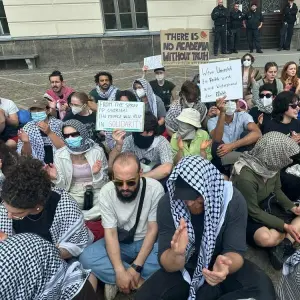 Nahostkonflikt - Protest Humboldt-Universität