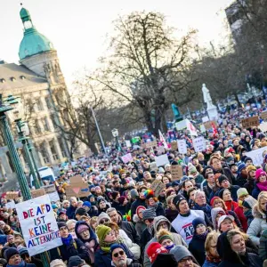 Demonstrationen gegen Rechtsextremismus: Hannover