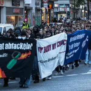 Walpurisnacht Demonstration Hamburg