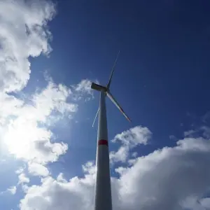 Windenergieanlage von Hamburg Wasser