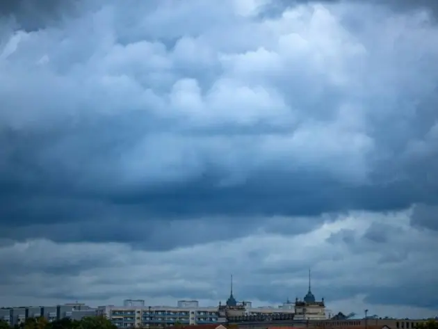 Dunkle Wolken über Dresden
