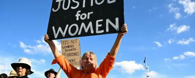 Demo gegen Gewalt gegen Frauen