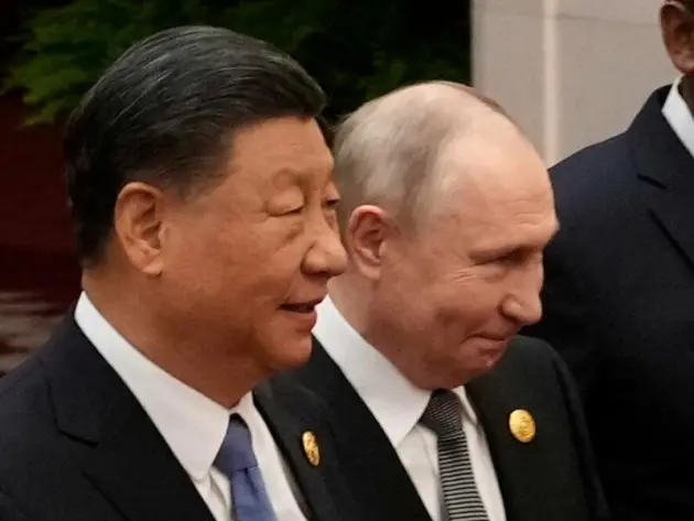Putin und Xi bei einem Treffen