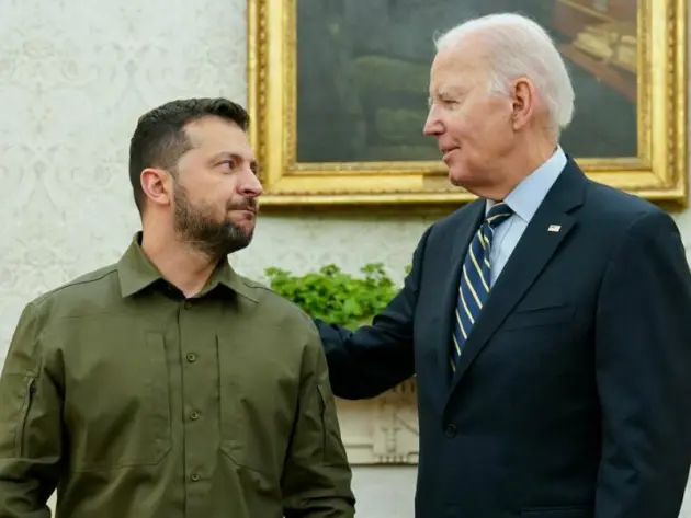 Wolodymyr Selenskyj und Joe Biden