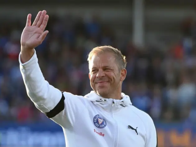 Markus ANfang als Trainer von Holstein Kiel