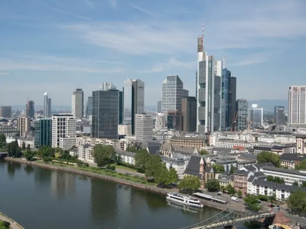Bankenskyline von Frankfurt