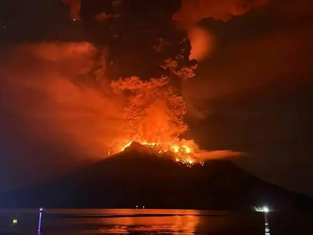 Vulkanausbruch in Indonesien