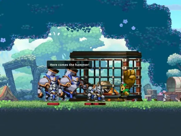 Ein Screenshot aus dem Spiel «Skul - The Hero Slayer»