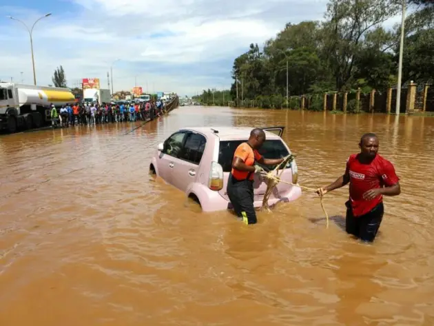 Überschwemmung in Kenia