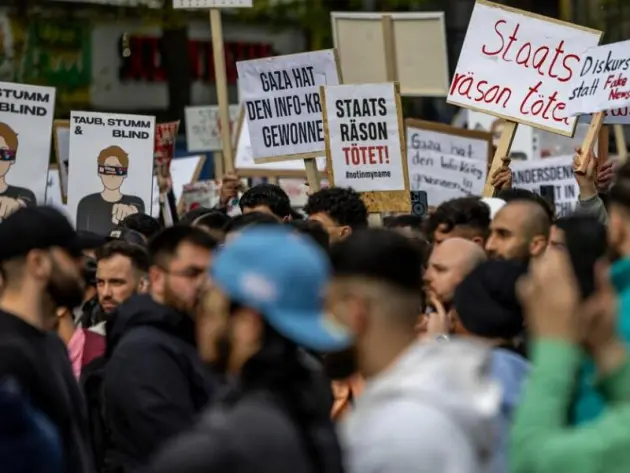Demonstration der islamistischen Szene in Hamburg