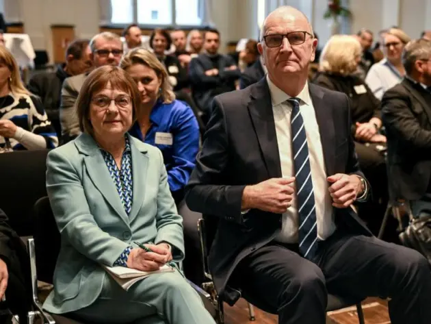 Ursula Nonnemacher (Grüne) und Dietmar Woidke (SPD)