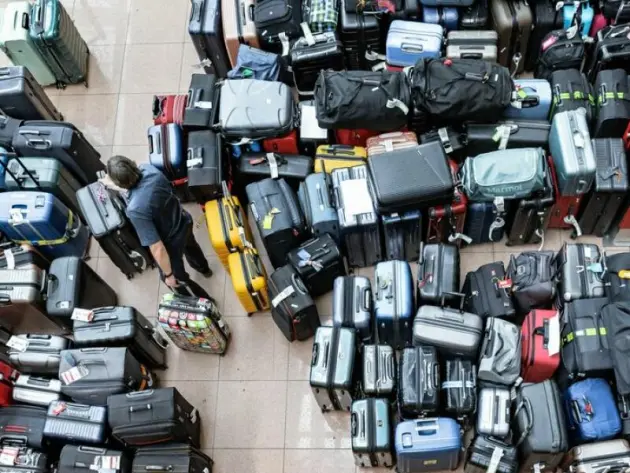 Gepäckanlage am Flughafen Hamburg ausgefallen