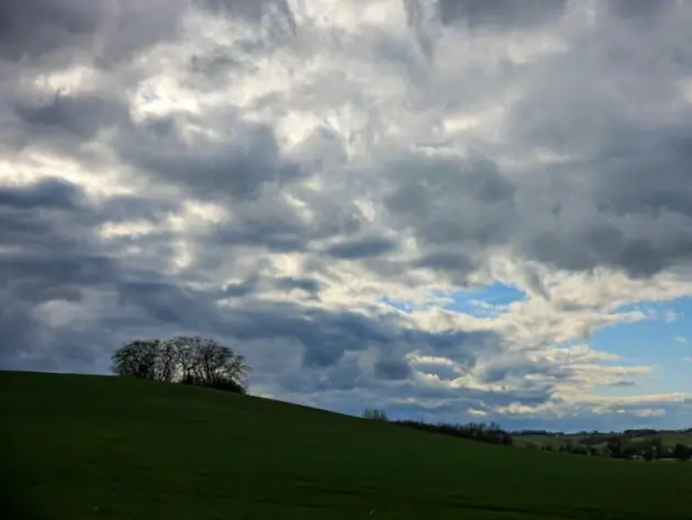 Wolken in Sachsen-Anhalt