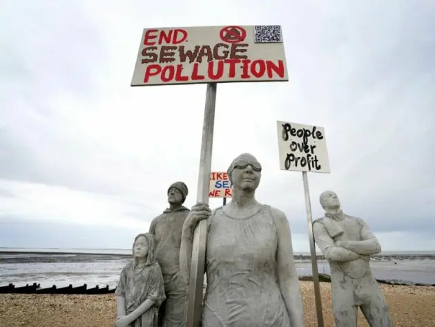 Abwasserverschmutzung in Großbritannien
